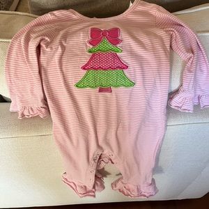 Stitchy Fish Christmas Romper